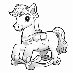 a rocking horse