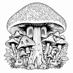 halloween mushroom