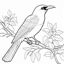 leafy tree tui birds singing
