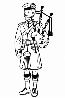 only bagpipe instrument