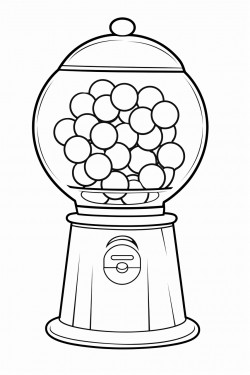gumball machine with 59 gumballs