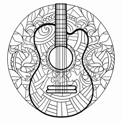 mosaic guitar