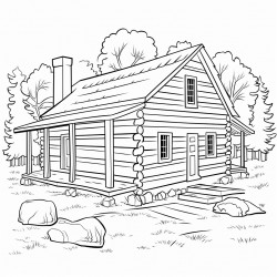 1772 doucet log house rustico