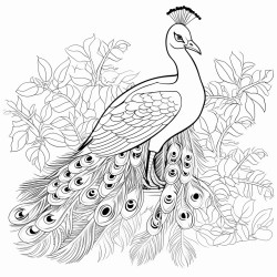peacock in the jungle bolt lines