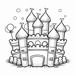 bouncy castle jumping children balloons
