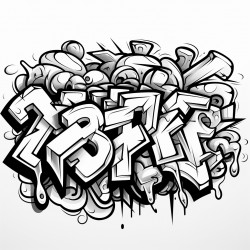 graffiiti text rofs crew