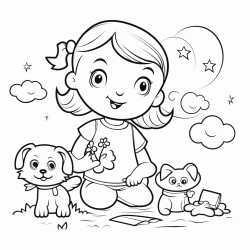educational coloring book