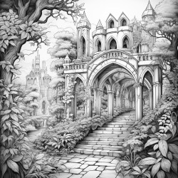 archway leading to a garden