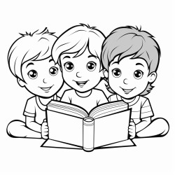 kids color books