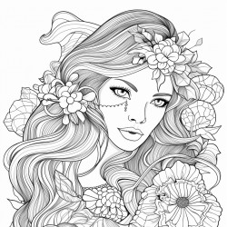 beautiful woman during the summer