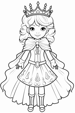 a kid with a snow queen costume