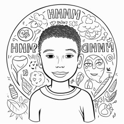 i am human colouring sheet about compassion kindness fairness thoughtfulness listening