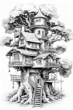 tree shaped house
