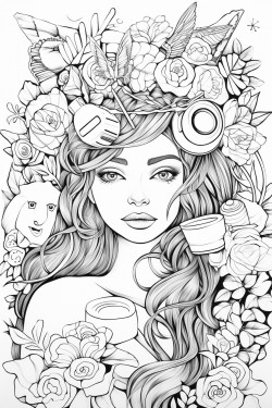 young teenage girl doing self care aesthetic