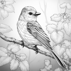 birde in nature