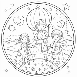 szop skaczcy na trampolinie