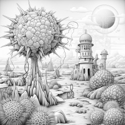 early earth a chemical soup of elements and biomolecules such as rna out of this emerges a bacteriophage