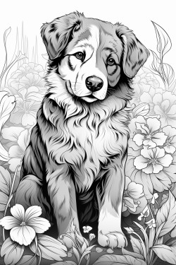 cute and sad looking dog