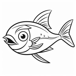 a cute capelin fish