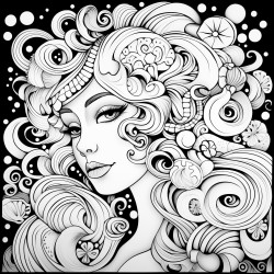 black and white by color