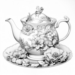 one tea pot one teacup