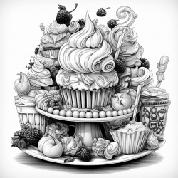 sweet treat collage