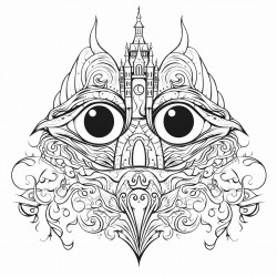 evil eyes gothic mystical