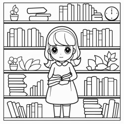 une bibliothque