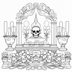 altar dia de muertos