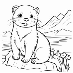 a cute icelandic mink