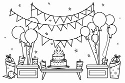 birthday party decorations