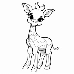 baby giraffe