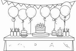 birthday party decorations