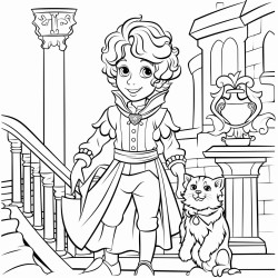 prince vivant dans un chteau avec le roi et la reine