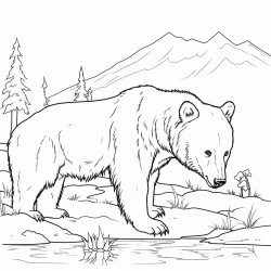 bears grazing