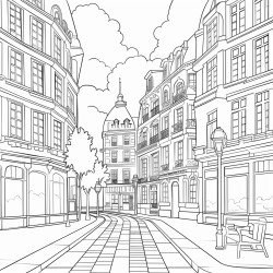 art neuveau paris street