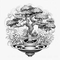 mandala zen bonsai