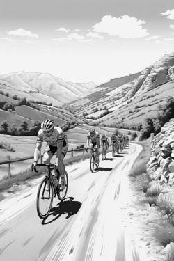cyclists in the country