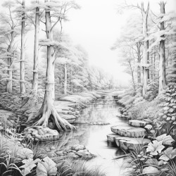 en un bosque