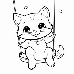 a cat swing