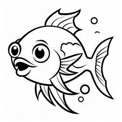the sea cat fish simple
