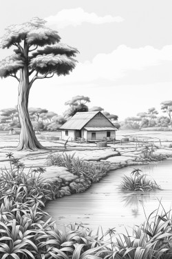 landscape from rwanda