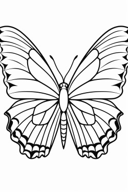 male buttefly flying in stary sky