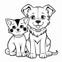 cat and dog