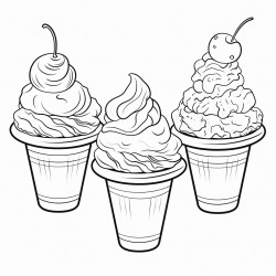ice cream sundaes