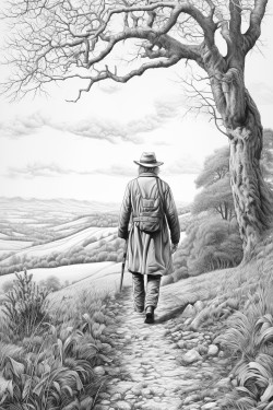walking in nature
