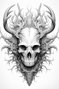 wendigo skull