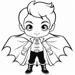 a cute boy vampire