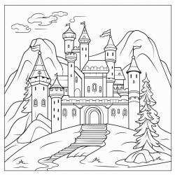 a castle in the hills