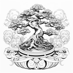 mandala zen bonsai